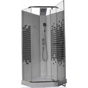 Душевая кабина Cerutti SPA Chika 90x90x215-225 регулируемая высота 6438
